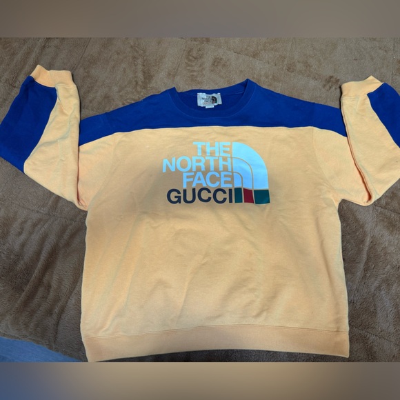 The North Face Sweatshirt - Blue and Yellow - Picture 2 of 6